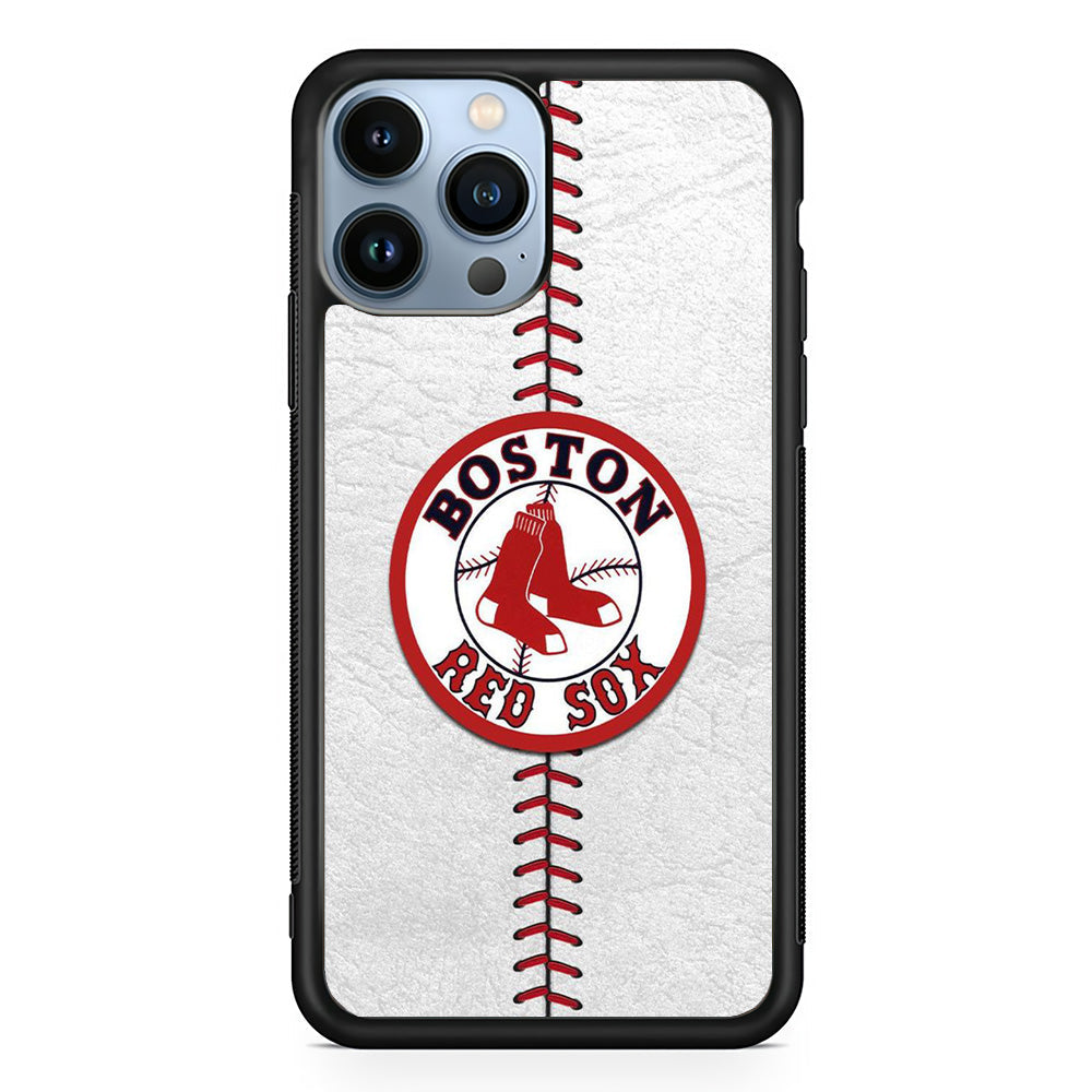 MLB Boston Red Sox Ball Skin iPhone 15 Pro Case