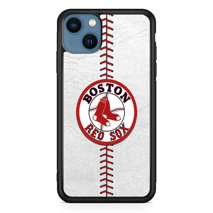 MLB Boston Red Sox Ball Skin iPhone 14 Plus Case