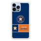 MLB Huston Astros Blue Orange iPhone 15 Pro Case