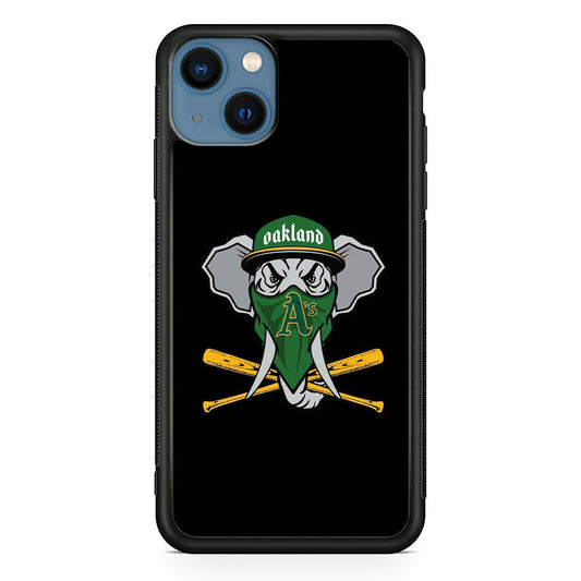 MLB  Oakland Athletics Elephant Logo iPhone 14 Plus Case