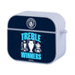 Manchester CIty Treble Winners Hard Plastic Case Cover For Apple Airpods 3