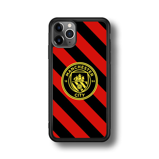 Manchester City Away Of Jersey Pattern iPhone 11 Pro Max Case