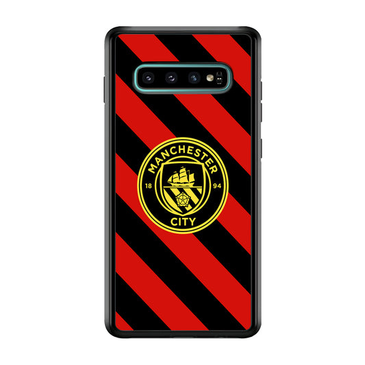Manchester City Away Of Jersey Pattern Samsung Galaxy S10 Plus Case