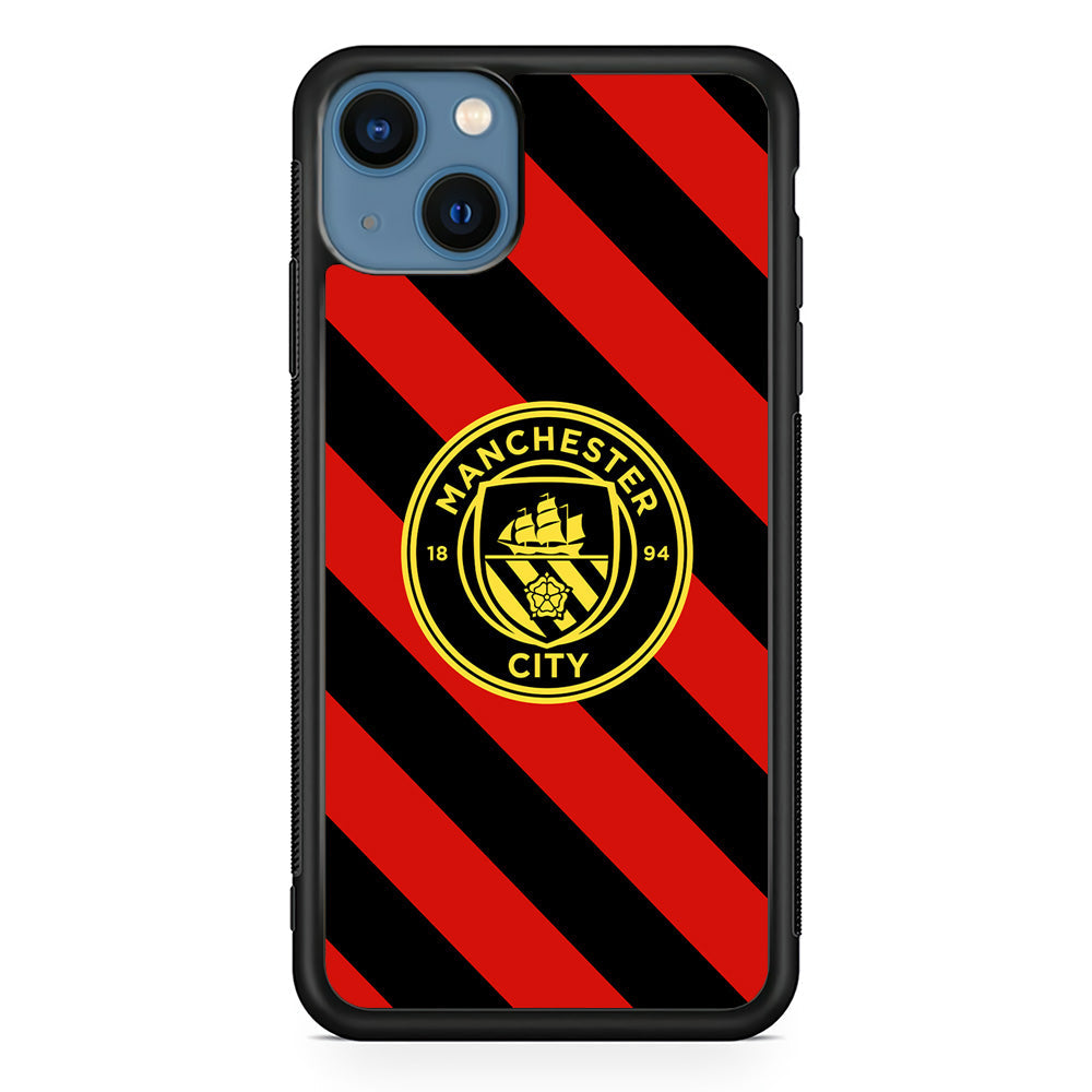 Manchester City Away Of Jersey Pattern iPhone 15 Case