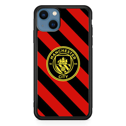 Manchester City Away Of Jersey Pattern iPhone 15 Plus Case