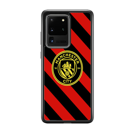 Manchester City Away Of Jersey Pattern Samsung Galaxy S20 Ultra Case