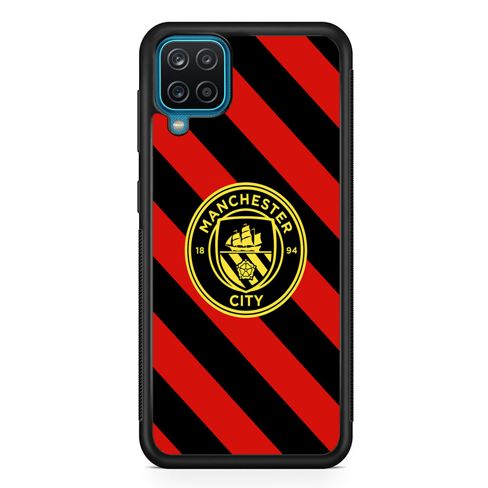 Manchester City Away Of Jersey Pattern Samsung Galaxy A12 Case