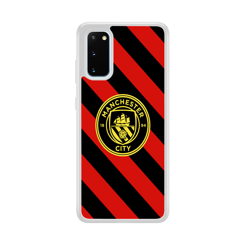 Manchester City Away Of Jersey Pattern Samsung Galaxy S20 Case