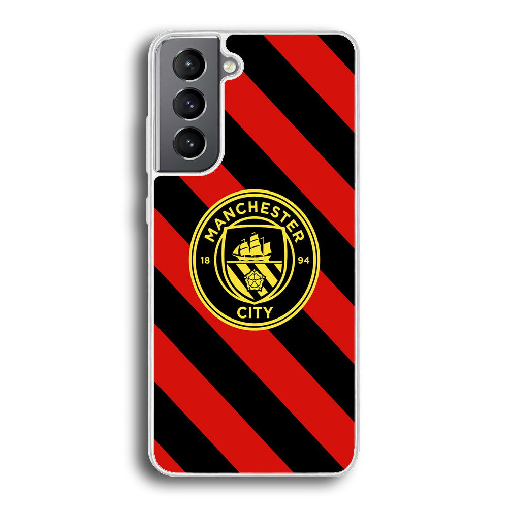Manchester City Away Of Jersey Pattern Samsung Galaxy S21 Case
