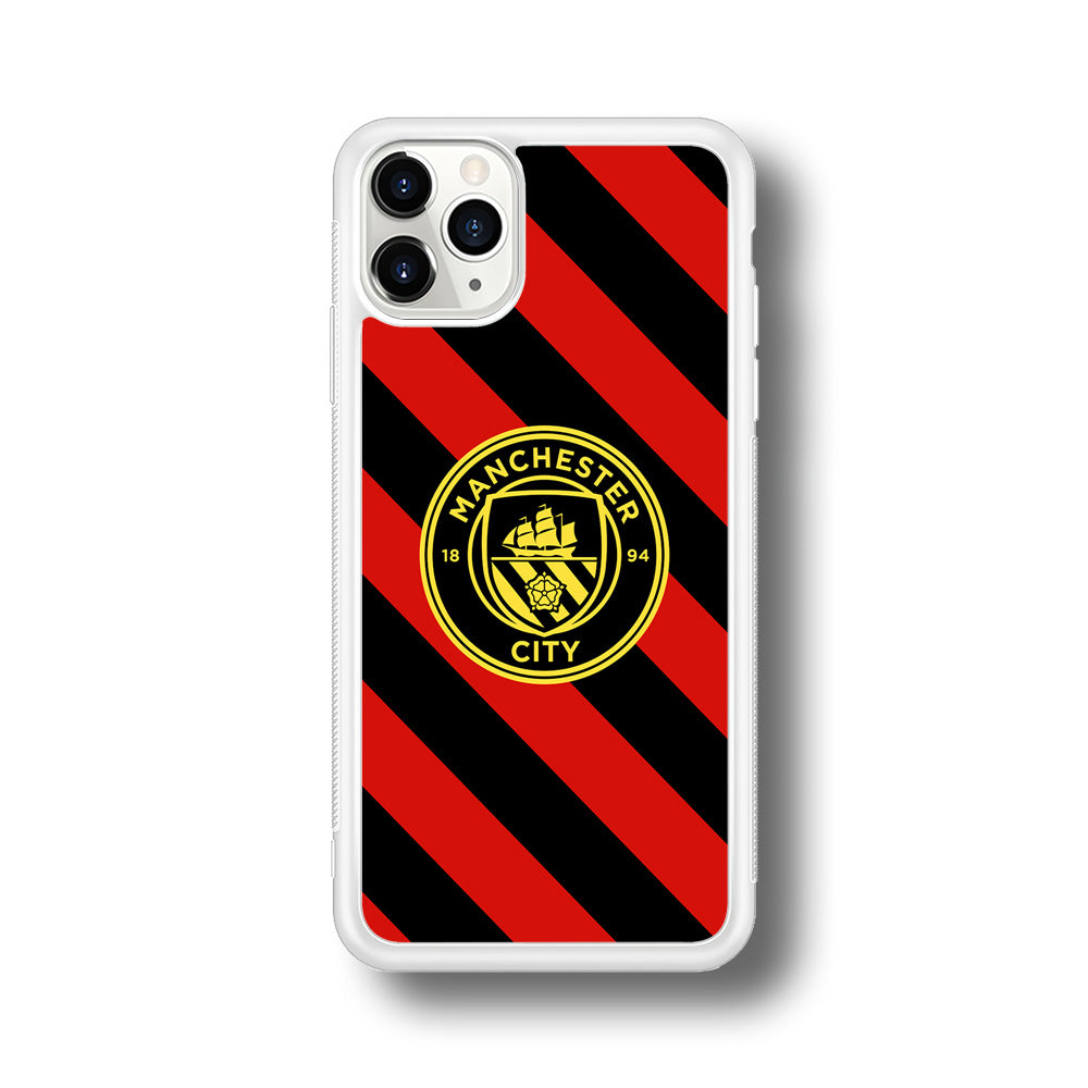 Manchester City Away Of Jersey Pattern iPhone 11 Pro Max Case