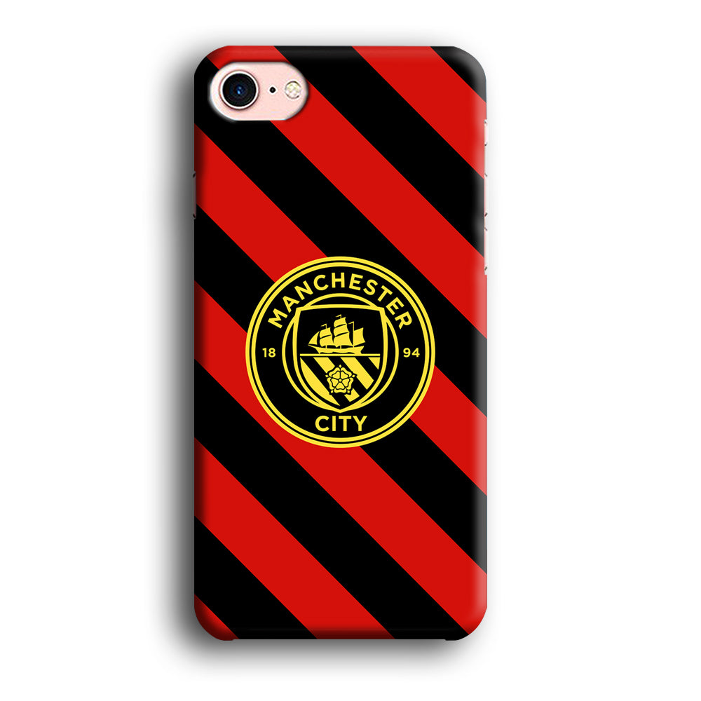 Manchester City Away Of Jersey Pattern iPhone 8 Case