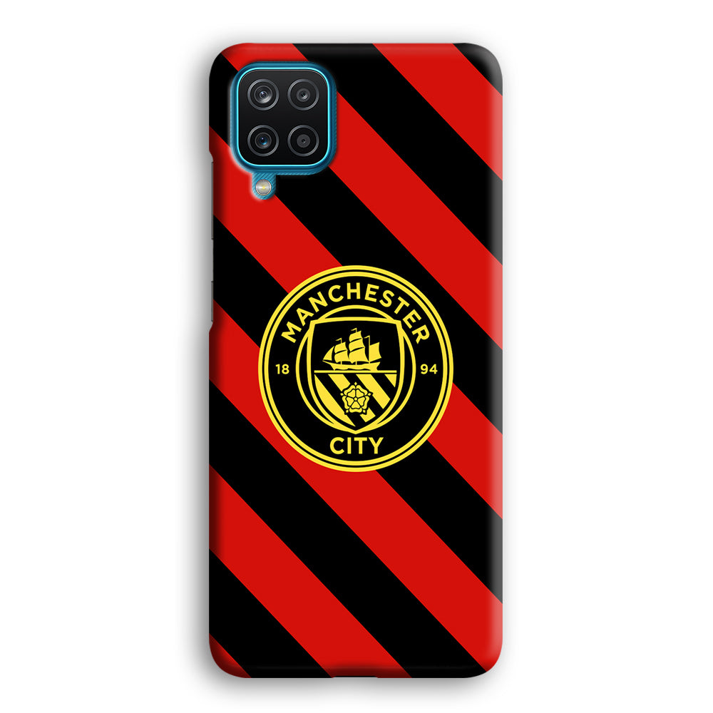 Manchester City Away Of Jersey Pattern Samsung Galaxy A12 Case