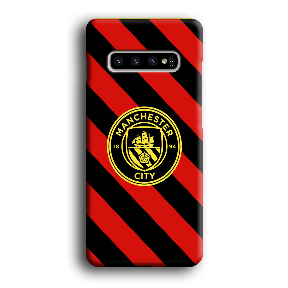 Manchester City Away Of Jersey Pattern Samsung Galaxy S10 Case