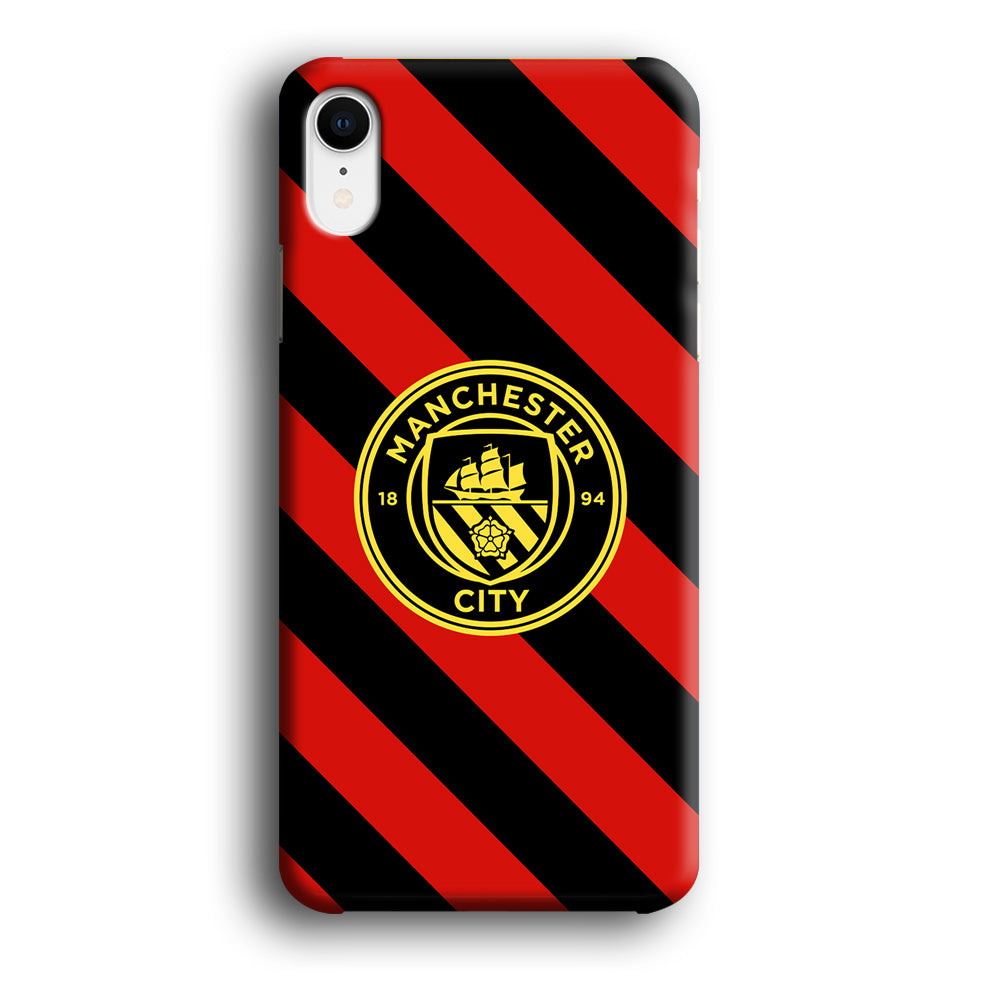 Manchester City Away Of Jersey Pattern iPhone XR Case