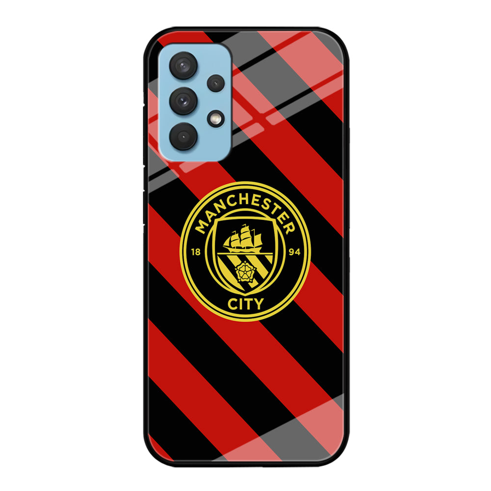 Manchester City Away Of Jersey Pattern Samsung Galaxy A32 Case