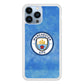 Manchester City Blue Abstract iPhone 14 Pro Max Case