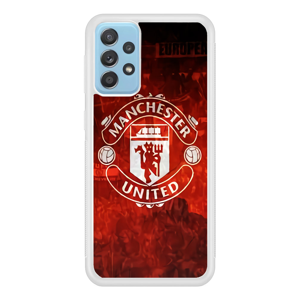 Manchester United Vibes At Home Samsung Galaxy A72 Case