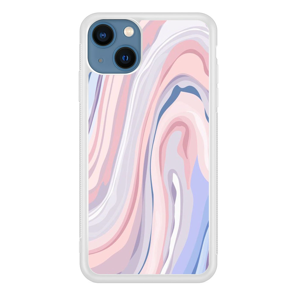 Marble Soft Blended Colours iPhone 14 Plus Case