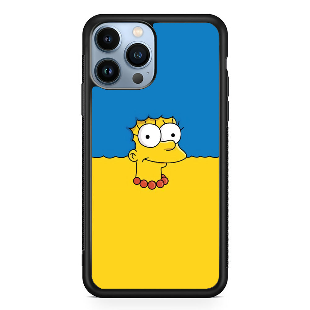 Marge Simpson Hair iPhone 14 Pro Case