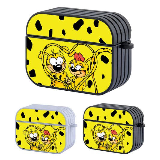 Marsupilami Couple Hard Plastic Case Cover For Apple Airpods Pro