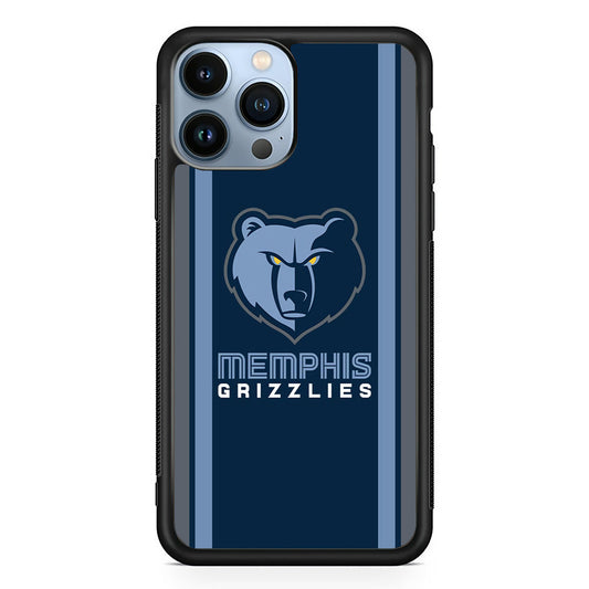 Memphis Grizzlies Stripe iPhone 14 Pro Case