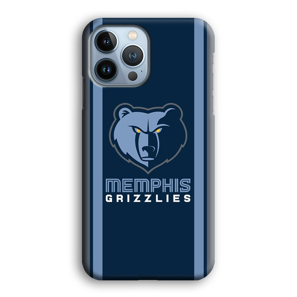 Memphis Grizzlies Stripe iPhone 15 Pro Case