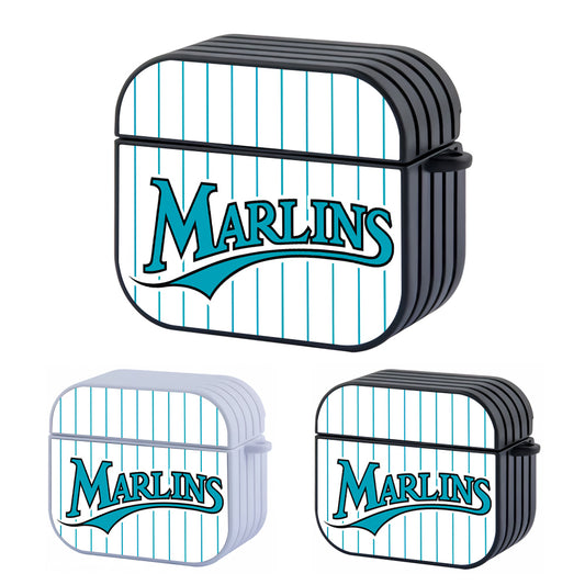 Miami Marlins Costume Hard Plastic Case Cover For Apple Airpods 3