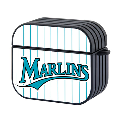 Miami Marlins Costume Hard Plastic Case Cover For Apple Airpods 3