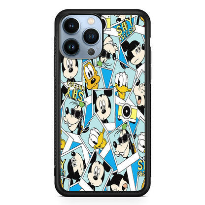 Mickey Family Photo In Frame iPhone 15 Pro Case