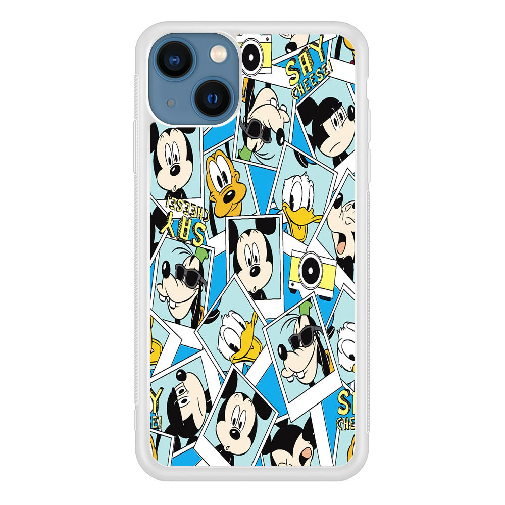 Mickey Family Photo In Frame iPhone 14 Plus Case
