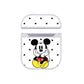 Mickey Love Pattern Hard Plastic Case Cover For Apple Airpods