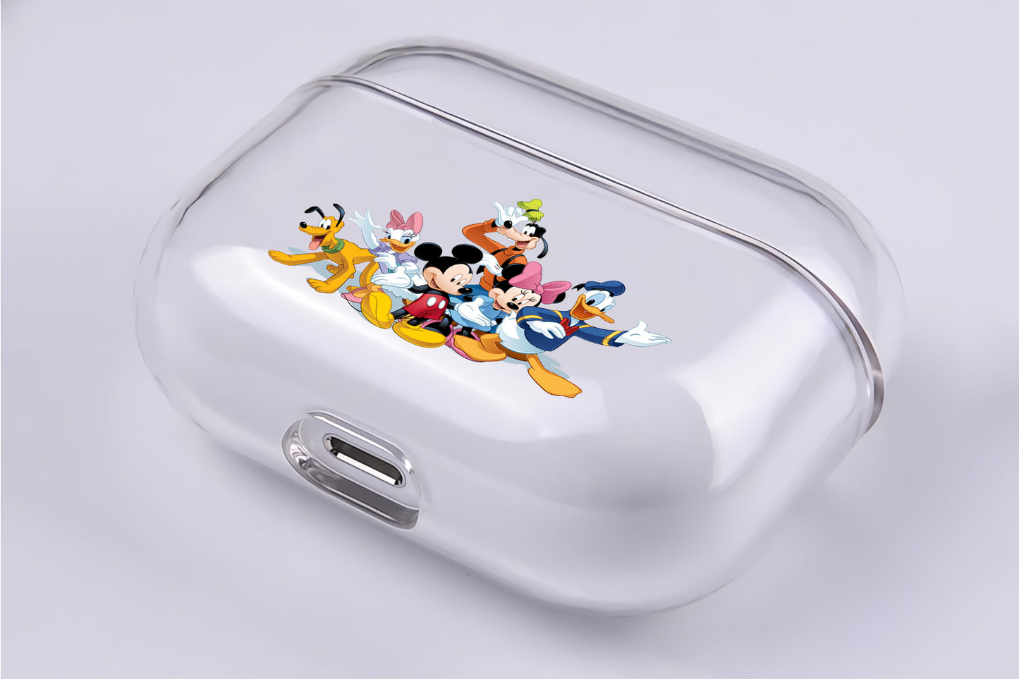 Mickey Mouse Family Protective Clear Case Cover For Apple AirPod Pro