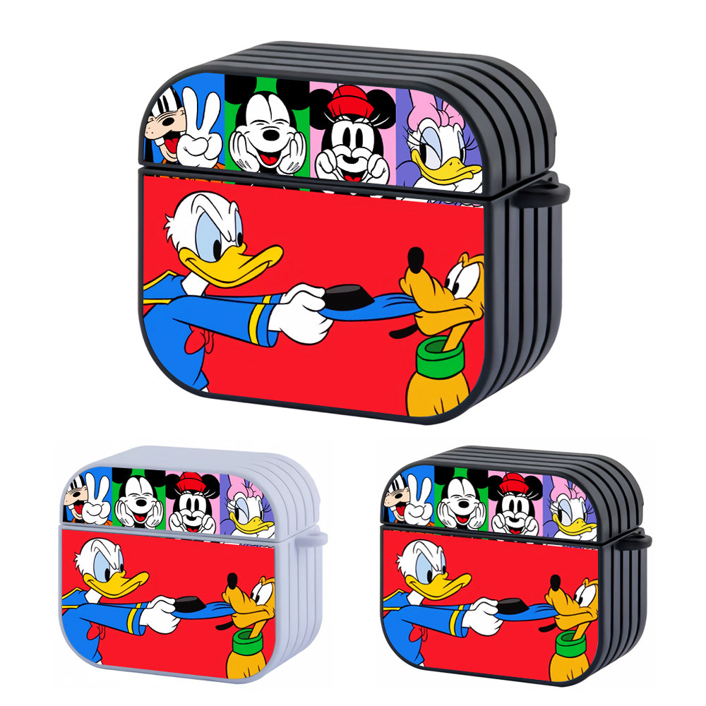 Mickey Mouse Friend And Family Hard Plastic Case Cover For Apple Airpods 3