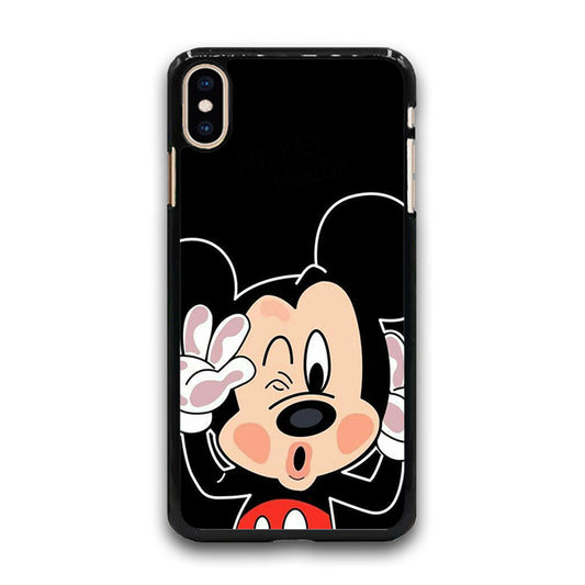 Mickey Mouse Stick In The Glass iPhone Xs Max Case