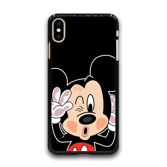 Mickey Mouse Stick In The Glass iPhone Xs Max Case