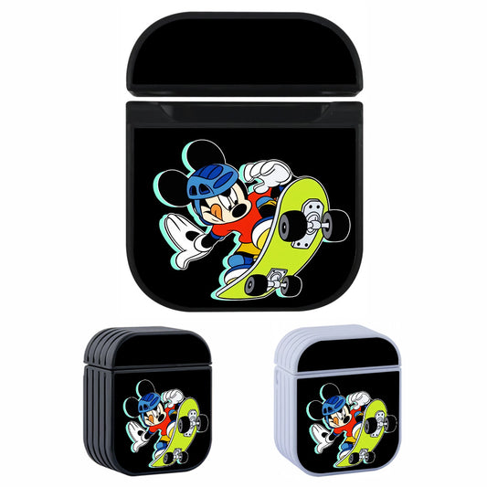 Mickey Skateboard Style Hard Plastic Case Cover For Apple Airpods