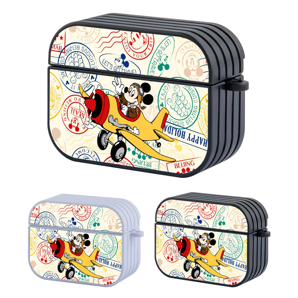 Mickey Travel Mode Hard Plastic Case Cover For Apple Airpods Pro