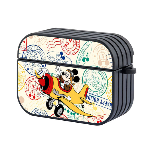 Mickey Travel Mode Hard Plastic Case Cover For Apple Airpods Pro 2 - Ezzystore