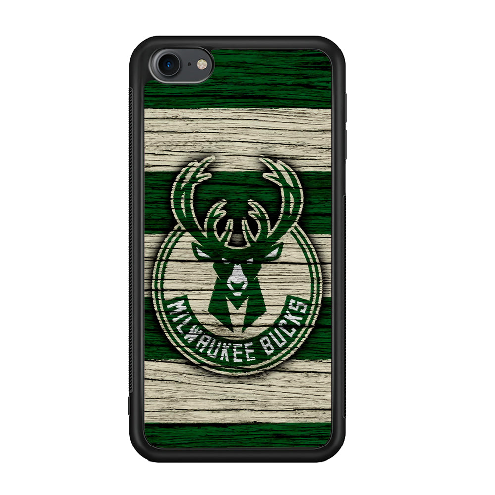 Milwaukee Bucks Logo Pattern Of Wood iPod Touch 6 Case - Ezzystore