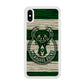 Milwaukee Bucks Logo Pattern Of Wood iPhone Xs Max Case