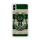 Milwaukee Bucks Logo Pattern Of Wood iPhone X Case
