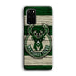 Milwaukee Bucks Logo Pattern Of Wood Samsung Galaxy S20 Plus Case