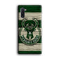 Milwaukee Bucks Logo Pattern Of Wood Samsung Galaxy Note 10 Case