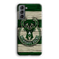 Milwaukee Bucks Logo Pattern Of Wood Samsung Galaxy S21 Case