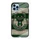 Milwaukee Bucks Logo Pattern Of Wood iPhone 12 Pro Max Case
