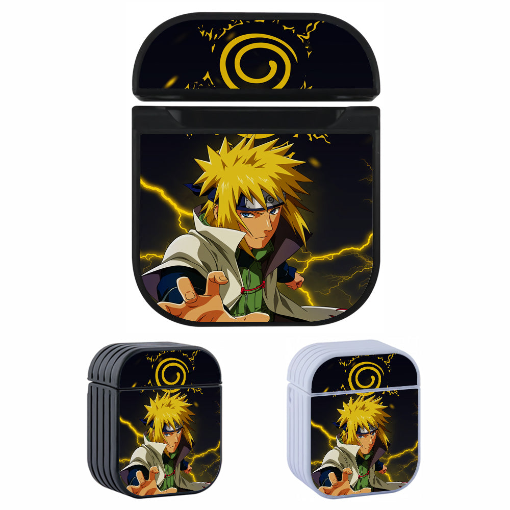 Minato Half Of The Kyuubi Seal Hard Plastic Case Cover For Apple Airpods