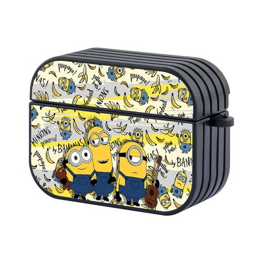 Minions Banana Talks Hard Plastic Case Cover For Apple Airpods Pro 2 - Ezzystore