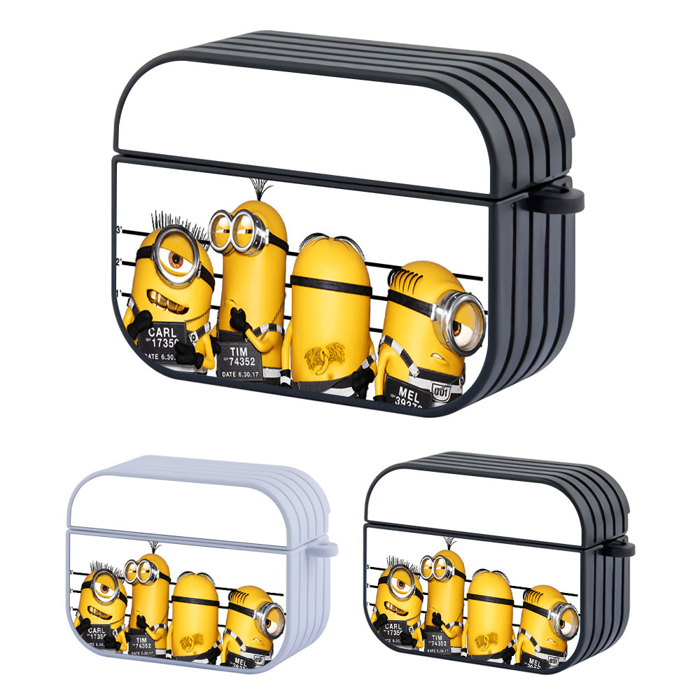 Minions Despicable Me Prisoner Hard Plastic Case Cover For Apple Airpods Pro