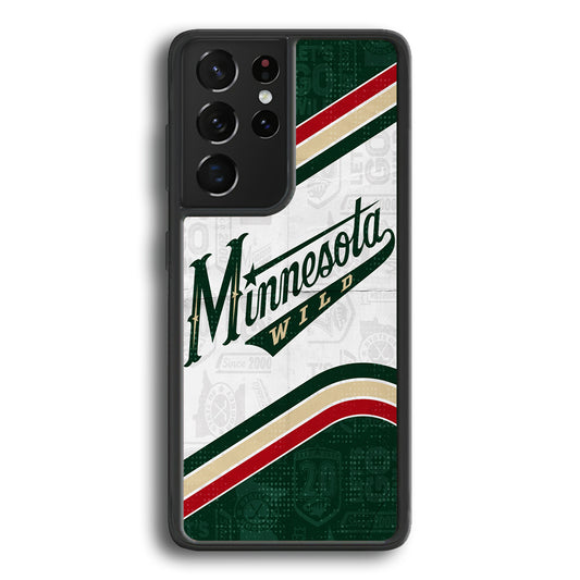Minnesota Wild NHL Team Samsung Galaxy S21 Ultra Case - Ezzystore