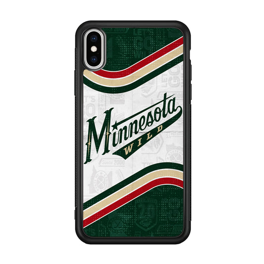 Minnesota Wild NHL Team iPhone X Case